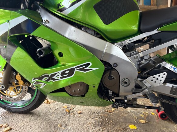 2004 Kawasaki ZX-9R Ninja, зелёный, 430000 рублей - вид 14