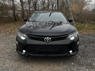 2014 Toyota Camry VII (XV50) Рестайлинг, чёрный, 1520000 рублей, вид 1