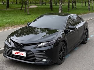 2021 Toyota Camry VIII (XV70) Рестайлинг, чёрный, 3700000 рублей, вид 1
