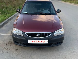 2008 Hyundai Accent ТагАЗ II, красный, 270000 рублей, вид 2