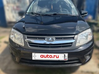2014 Lada (ВАЗ) Granta I, чёрный, 450000 рублей, вид 1