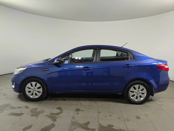 2014 Kia Rio 6-speed III, синий, 715000 рублей - вид 7