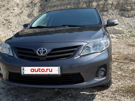 2012 Toyota Corolla X (E140, E150) Рестайлинг, серый, 1170000 рублей, вид 1