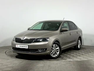 2019 Skoda Rapid I Рестайлинг, коричневый, 1097860 рублей, вид 1