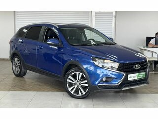 2021 Lada (ВАЗ) Vesta SW Cross I, синий, 1439000 рублей, вид 4