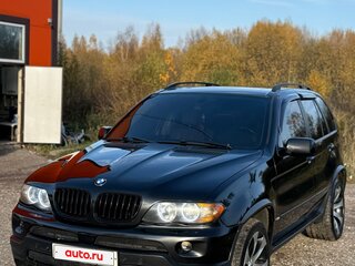 2004 BMW X5 3.0i I (E53) Рестайлинг, чёрный, 1200000 рублей, вид 1