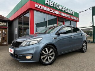 2015 Kia Rio 6-speed III, голубой, 1177000 рублей, вид 4