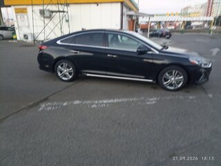 2017 Hyundai Sonata VII (LF) Рестайлинг, чёрный, 1755000 рублей, вид 5