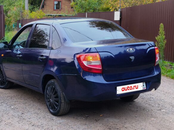 2012 Lada (ВАЗ) Granta I, синий, 290000 рублей - вид 1