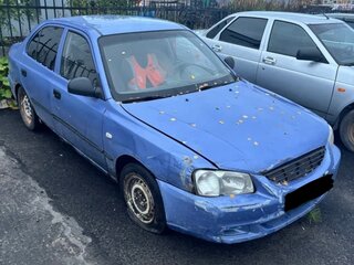 2006 Hyundai Accent ТагАЗ II, фиолетовый, 120000 рублей, вид 3