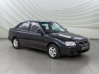 2008 Hyundai Accent ТагАЗ II, чёрный, 364000 рублей, вид 1