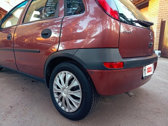 2001 Opel Corsa C, красный, 239000 рублей - вид 4