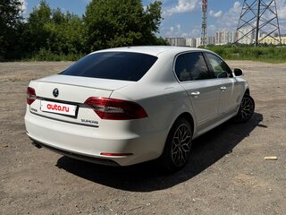 2014 Skoda Superb DSG II Рестайлинг, белый, 1250000 рублей, вид 4