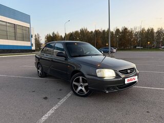 2008 Hyundai Accent ТагАЗ II, серый, 450000 рублей, вид 3