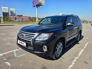 2013 Lexus LX 570 III Рестайлинг, чёрный, 3699000 рублей, вид 1