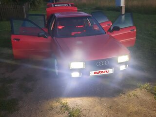 1991 Audi 80 V (B4), красный, 180000 рублей, вид 2