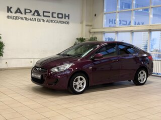 2011 Hyundai Solaris I, фиолетовый, 670000 рублей, вид 1