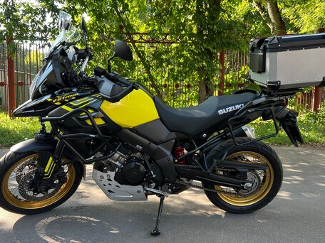 2019 Suzuki V-Strom 1000, жёлтый, 855000 рублей, вид 2