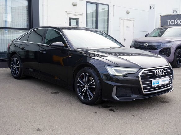 2019 Audi A6 45 TFSI V (C8), чёрный, 3555000 рублей - вид 2