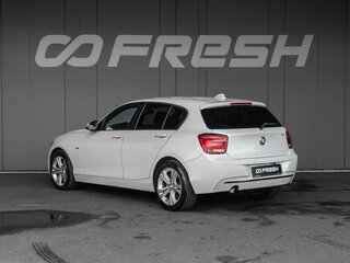 2014 BMW 1 серии 116i II (F20/F21), белый, 1195000 рублей, вид 2