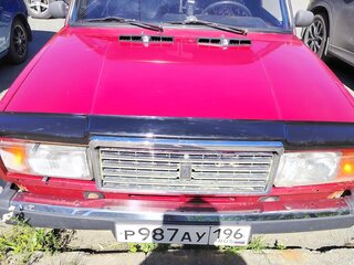 2007 Lada (ВАЗ) 2107, пурпурный, 195000 рублей, вид 3