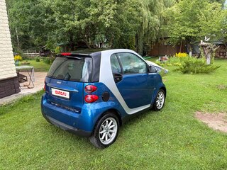 2008 Smart Fortwo II, синий, 615000 рублей, вид 4