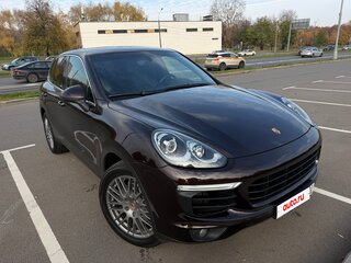 2015 Porsche Cayenne Diesel II Рестайлинг (958), коричневый, 3480000 рублей, вид 2