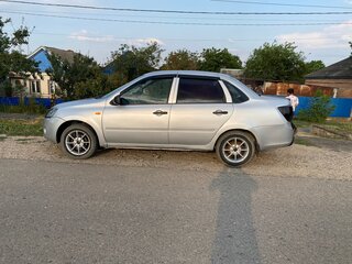 2012 Lada (ВАЗ) Granta I, серебристый, 300000 рублей, вид 4