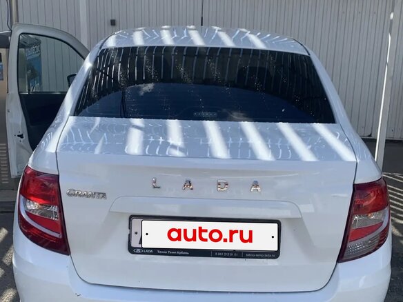 2019 Lada (ВАЗ) Granta I Рестайлинг, белый, 650000 рублей - вид 3