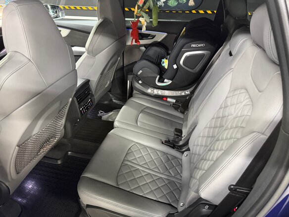2022 Audi Q7 55 TFSI II (4M) Рестайлинг, синий, 9000000 рублей - вид 11