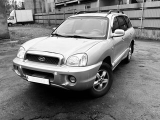 2004 Hyundai Santa Fe I, серый, 429000 рублей, вид 1