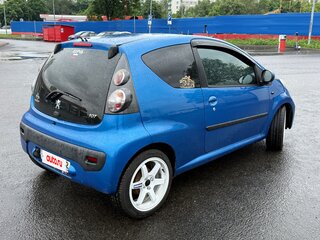 2010 Peugeot 107 I Рестайлинг, синий, 500000 рублей, вид 3