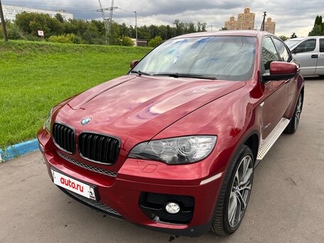 2010 BMW X6 30d I (E71), красный, 1870000 рублей, вид 4