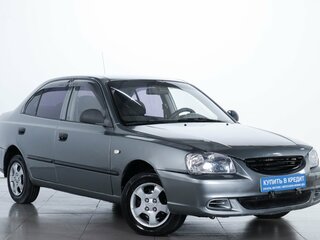 2004 Hyundai Accent ТагАЗ II, серый, 359000 рублей, вид 1