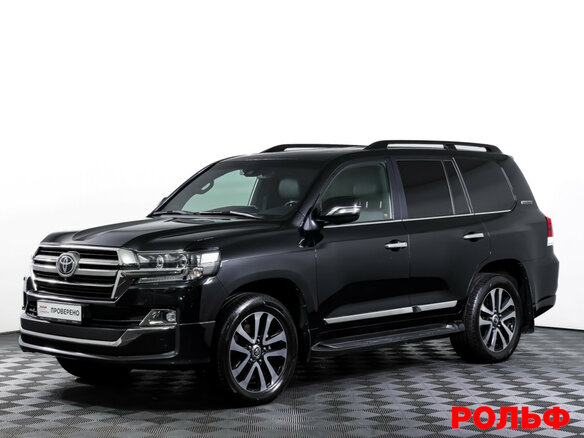 2019 Toyota Land Cruiser 200 Series Рестайлинг 2, чёрный