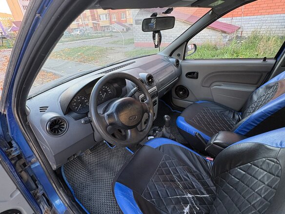 2008 Renault Logan I, синий - вид 4