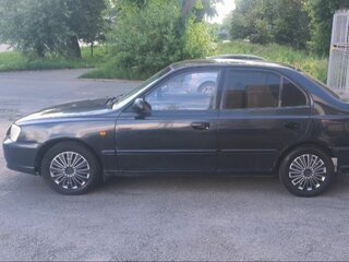 2006 Hyundai Accent ТагАЗ II, чёрный, 250000 рублей, вид 5