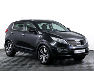 2012 Kia Sportage III, чёрный, 1285000 рублей, вид 3
