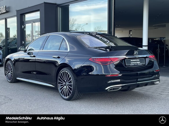 2026 Mercedes-Benz S-Класс 580 Long 4MATIC VII (W223), чёрный - вид 5