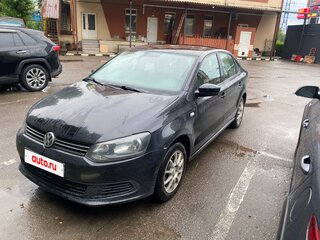 2014 Volkswagen Polo V, чёрный, 659000 рублей, вид 3