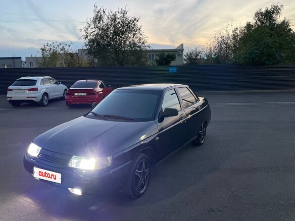 2003 Lada (ВАЗ) 2110, чёрный, 199999 рублей - вид 8