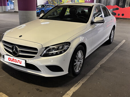 2019 Mercedes-Benz C-Класс 180 IV (W205) Рестайлинг, белый, 2900000 рублей, вид 2