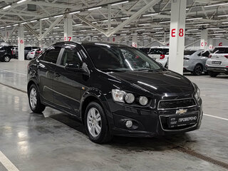 2013 Chevrolet Aveo II, чёрный, 730000 рублей, вид 3