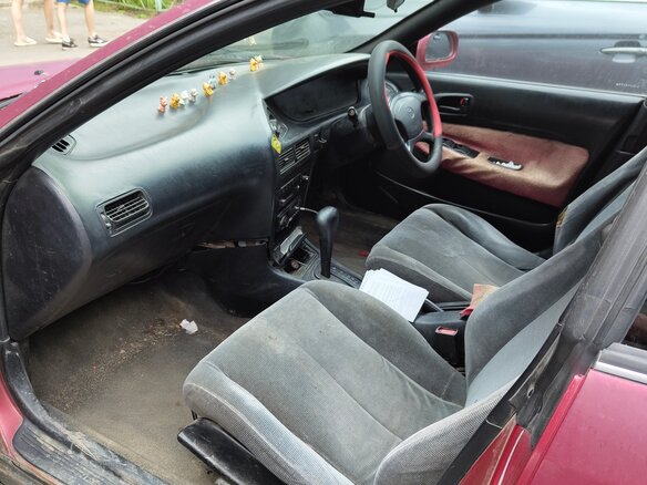 1992 Toyota Corolla Ceres VII (E100), красный, 90000 рублей - вид 5