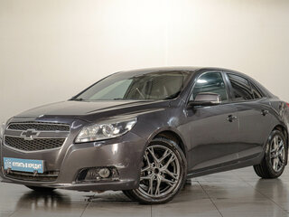 2012 Chevrolet Malibu VIII, серый, 929000 рублей, вид 3