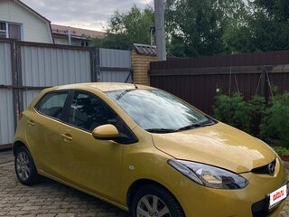 2008 Mazda 2 II (DE), жёлтый, 490000 рублей, вид 2