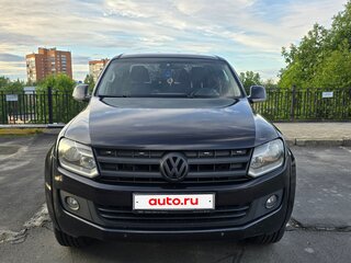 2013 Volkswagen Amarok Double Cab full-time I, чёрный, 1900000 рублей, вид 2