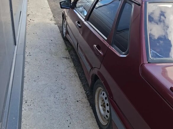 2005 Lada (ВАЗ) 2115, красный, 110000 рублей - вид 7