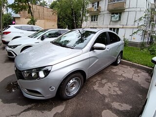 2016 Lada (ВАЗ) Vesta I, серебристый, 790000 рублей, вид 1
