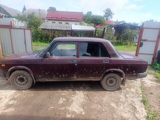 2006 Lada (ВАЗ) 2107, пурпурный, 110000 рублей, вид 4